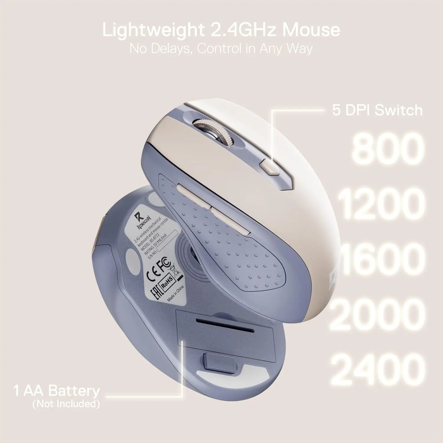 Redragon BS8772 Wireless Keyboard Mouse 6 Redragon BS8772 Wireless Keyboard Mouse 6