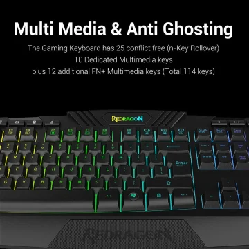 Redragon S101 RGB Gaming Keyboard Mouse Combo 2 | PricZone Redragon S101 RGB Gaming Keyboard Mouse Combo 2 | PricZone