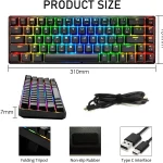 Mambasnake MK14 Wired RGB Gaming Keyboard 6