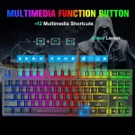 T87 Wireless Gaming Keyboard Mouse Combo 2
