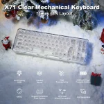 Transparent RGB Wireless Gaming Keyboard 2
