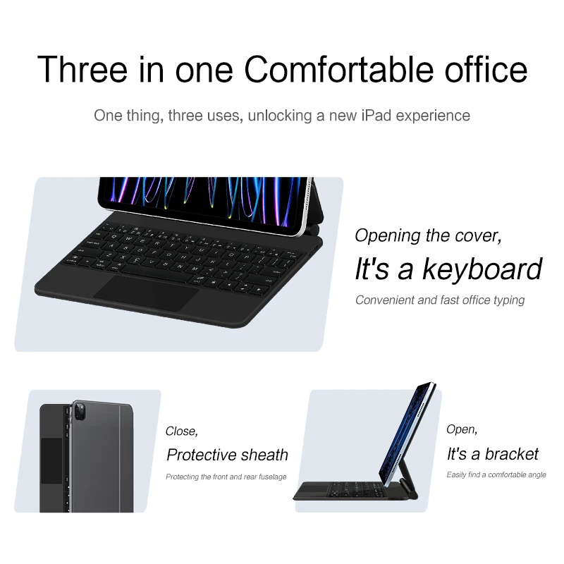 Magic Keyboard for iPad Pro and Air Smart Case 6 Magic Keyboard for iPad Pro and Air Smart Case 6