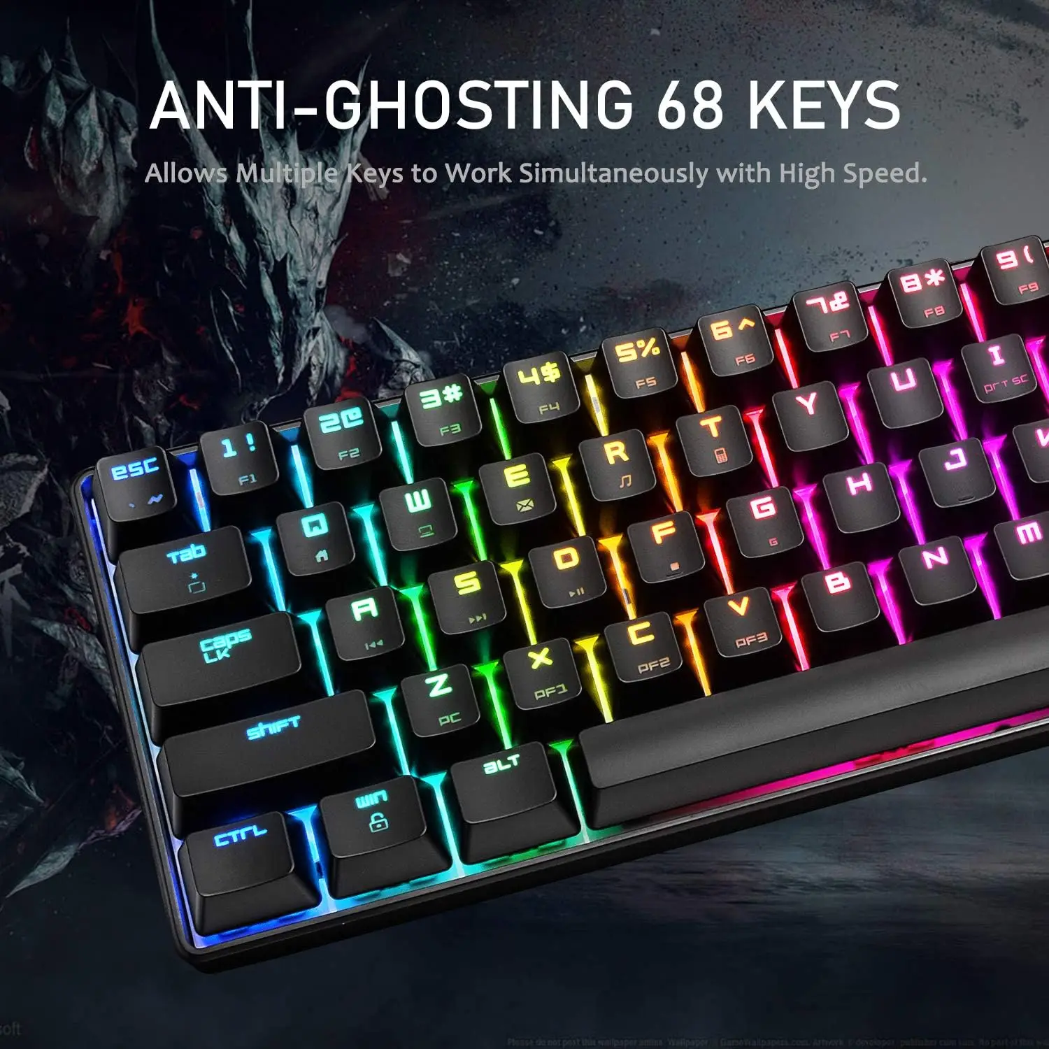 Mambasnake MK14 Wired RGB Gaming Keyboard 5 Mambasnake MK14 Wired RGB Gaming Keyboard 5