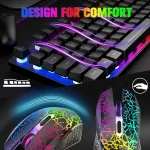 T87 Wireless Gaming Keyboard Mouse Combo 5
