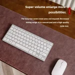 Retro Large PU Suede Mouse Pad Desk Mat 3