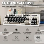 ATTACK SHARK X98Pro Wireless RGB Mechanical Keyboard 1