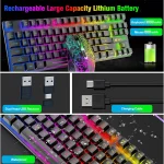 T87 Wireless Gaming Keyboard Mouse Combo 6