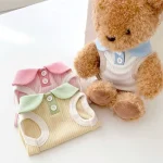 Summer Pet Dog Shirt Breathable Dog Clothes Fashion Puppy Vest Cute Solid Cat Shirt Soft Pet Costumes Chihuahua Dog Clothes 5