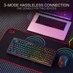 Redragon S142 Wireless RGB Gaming Keyboard Combo 4
