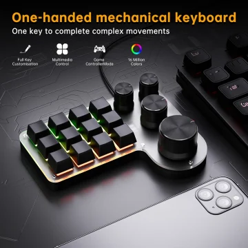 12 Keys Mechanical Gaming Macro Keyboard 1
