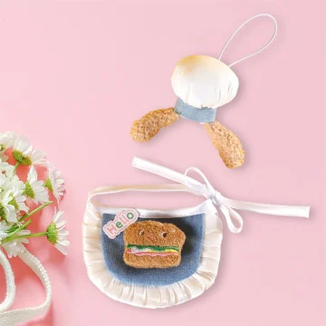 Dog Lion Mane Costume with Ears and Tail 2