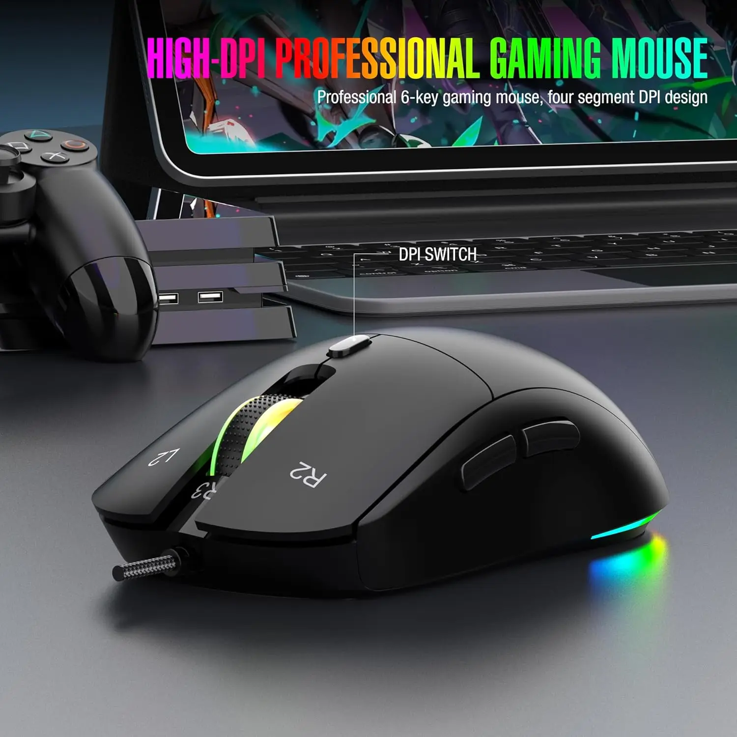 Gaming Keyboard Mouse Converter for PS4 6 Gaming Keyboard Mouse Converter for PS4 6