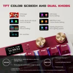 RK ROYAL KLUDGE M87 Gasket Wireless Mechanical Keyboard Hot-Swappable Bluetooth/2.4G/USB-C Gaming Keyboard with TFT Color Screen 5