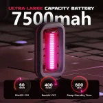 RK ROYAL KLUDGE M87 Gasket Wireless Mechanical Keyboard Hot-Swappable Bluetooth/2.4G/USB-C Gaming Keyboard with TFT Color Screen 6