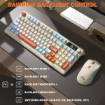 Wireless LED Keyboard Mouse Combo T96 2