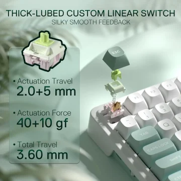 Redragon K719 Wireless 95 Keys Gaming Keyboard 2