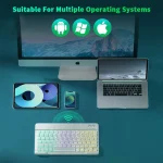 10-inch Backlit Bluetooth Keyboard and Mouse Combo 5