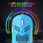 Gaming Keyboard and RGB Mouse Combo 6