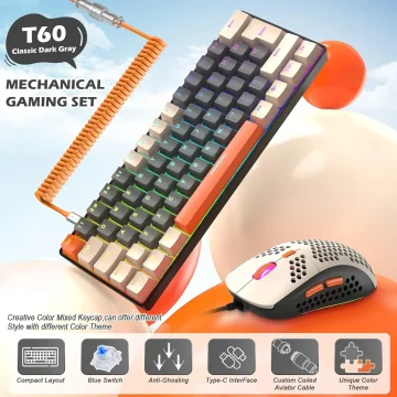T60PRO Mechanical Keyboard Mouse Combo 2