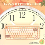 FELICON Wireless Retro 84-Key Bluetooth Keyboard 5