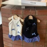 Summer Bow Princess Dog Cat Dress 1
