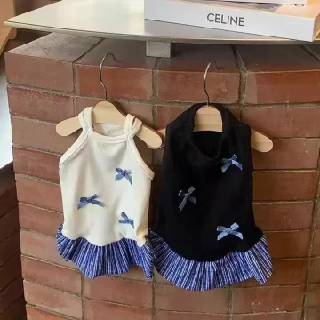 Summer Bow Princess Dog Cat Dress 1