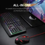Redragon S101 RGB Gaming Keyboard Mouse Combo 3