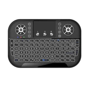 Mini Wireless Backlit Keyboard with Touchpad 1