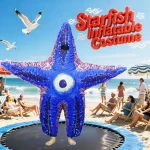 Adult Starfish Inflatable Costume Mascot 1