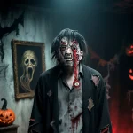 Realistic Latex Horror Mask for Cosplay 1