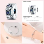 925 Sterling Safety Chain Clip for Charm Bracelets 5