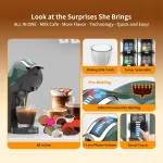 5-in-1 Espresso and Latte Coffee Maker 3