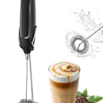 Electric Milk Frother Wand for Coffee Drinks 1