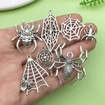 Antique Silver Halloween Charms 10 or 13pcs 6