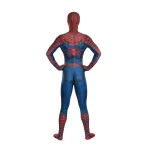 Unisex Blue Web Hero Suit with Removable Mask 2
