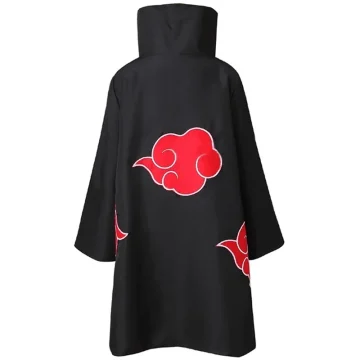 Akatsuki Cloak Itachi Cosplay Black Robe Costume 2