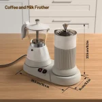 2-in-1 Espresso Maker with Milk Frother 2