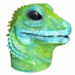 Latex Lizard Full Head Cosplay Mask for Adults 4