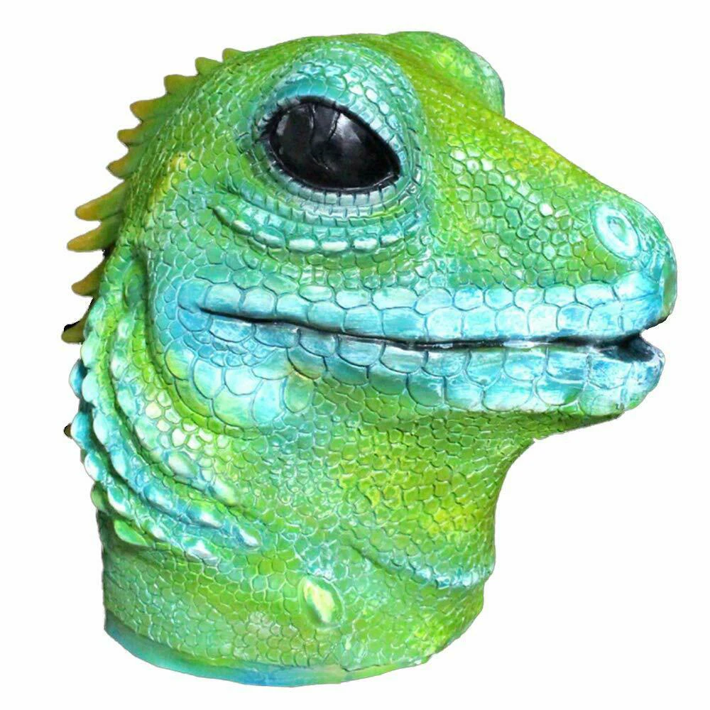 Latex Lizard Full Head Cosplay Mask for Adults 4 Latex Lizard Full Head Cosplay Mask for Adults 4