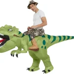 Adult Ride-On Inflatable T-Rex Costume 1