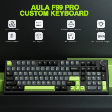 AULA F99pro Wireless Gaming Keyboard 1