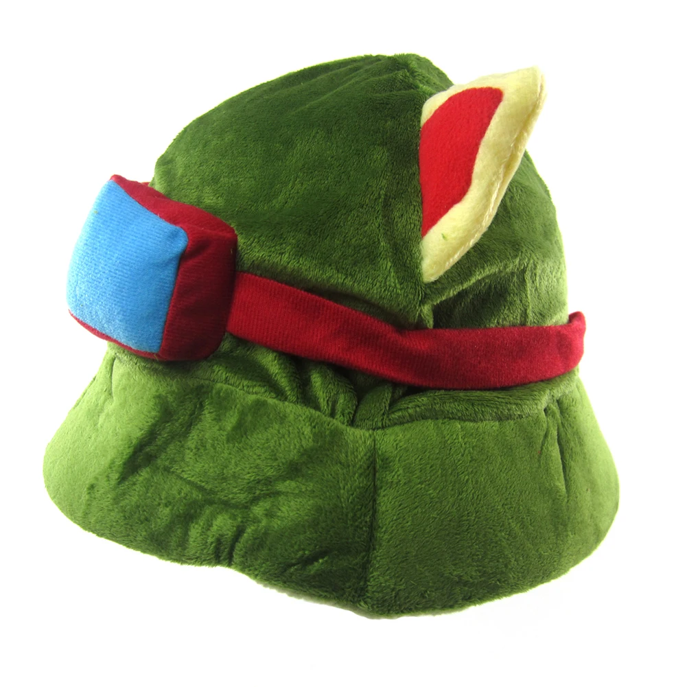 Swift Scout Teemo Green Cosplay Sun Hat 2 Swift Scout Teemo Green Cosplay Sun Hat 2