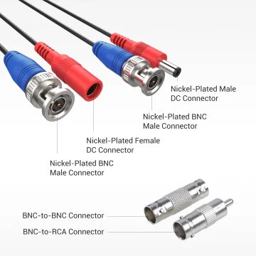 ANNKE 100ft BNC Video Power Cable 4 Pack 2