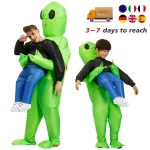 Green Alien Inflatable Costume for Adults 2