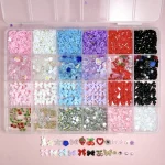 Mixed Nail Art Charms Set - Ribbons Bows Flowers 5