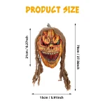 Pumpkin Ghost Braided Wig Cosplay Mask Womens 5