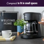 Compact 5-Cup Programmable Coffee Maker 5