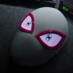 LED Eyes Cosplay Helmet Glow Mask Halloween 2
