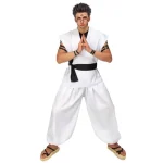 Ryomen Sukuna JJK Mens White Cosplay Costume Set 3