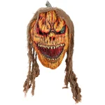 Pumpkin Ghost Braided Wig Cosplay Mask Womens 6